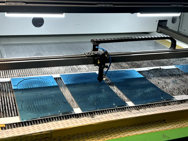 Introductie van metaaloppervlakbehandelingsprocessen in de YanMing-fabriek